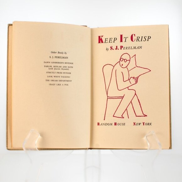 Keep It Crisp by S.J. Perelman | Collected Works and Short Stories | 1st Edition - Picture 6 of 9